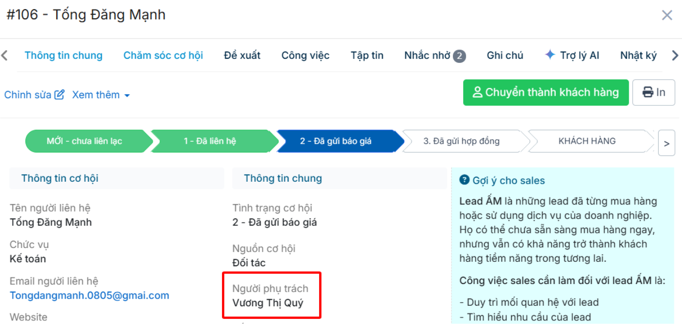 Giải pháp Tự động thu lead 2 trên phần mềm quản lý đào tạo