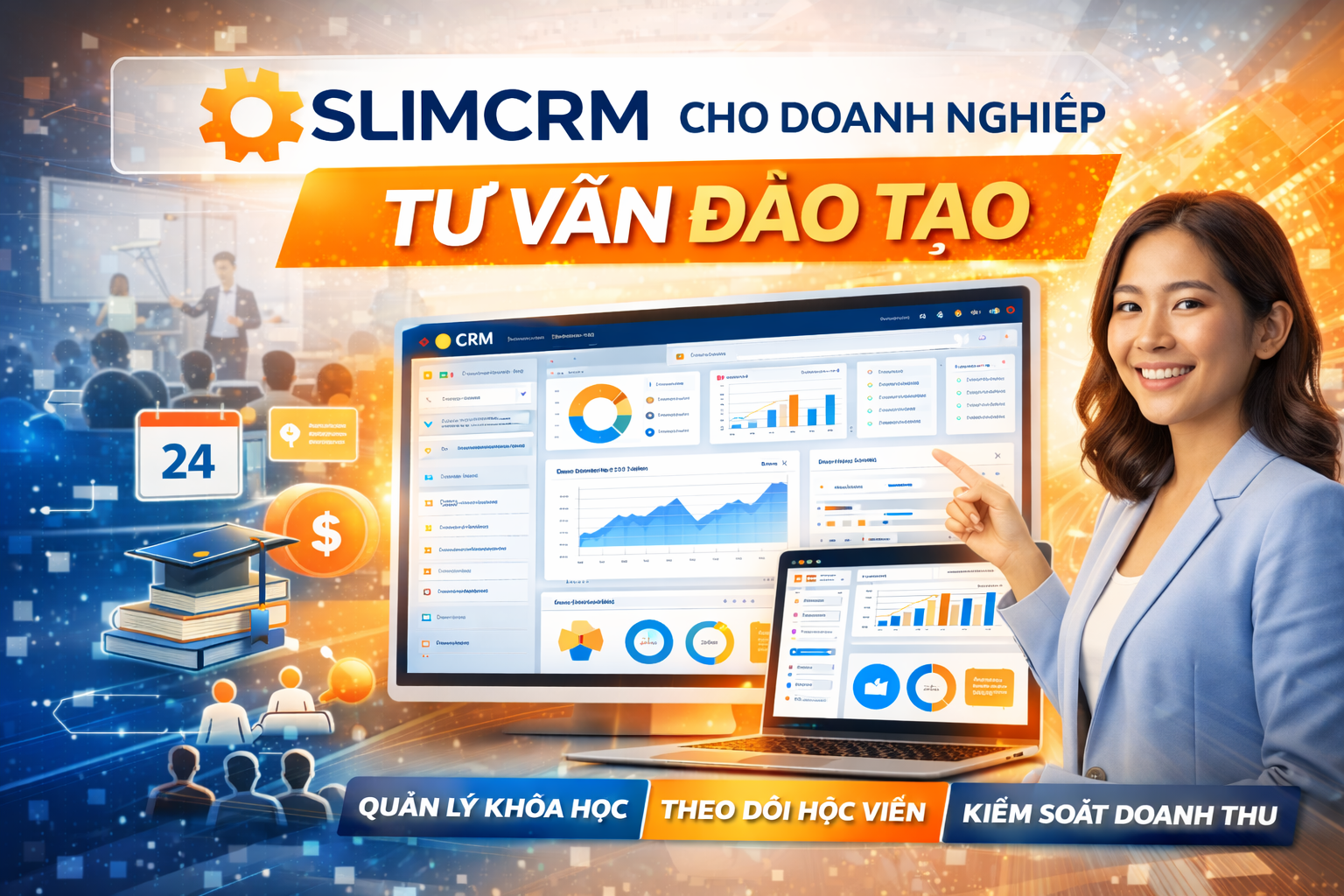 Video demo phần mềm quản lý đào tạo