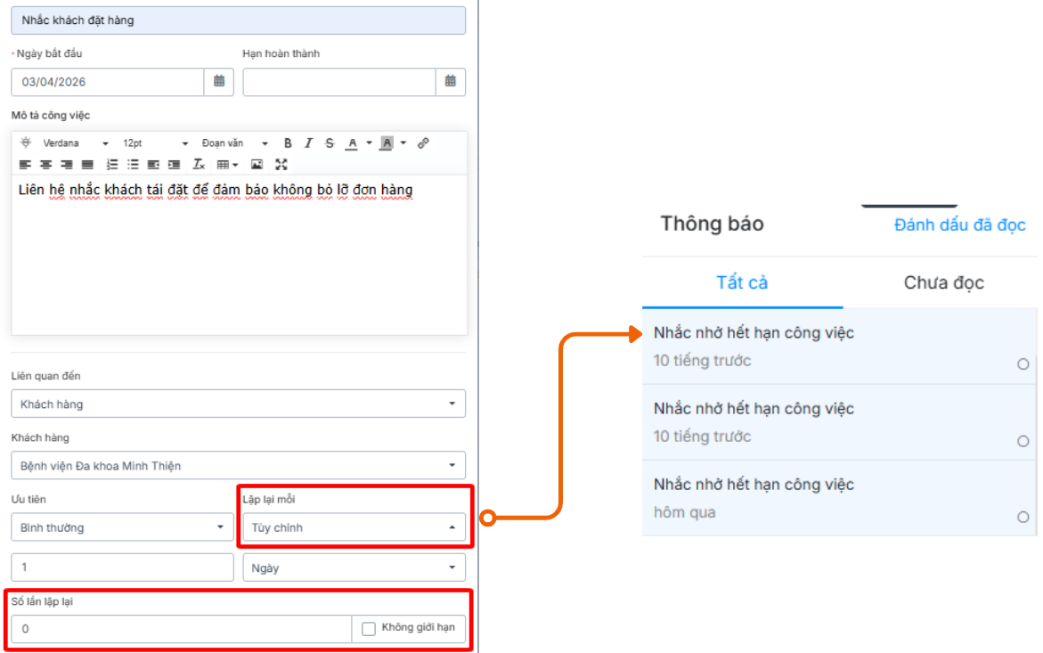 Giải pháp Tự động thông báo trên phần mềm quản lý nhà phân phối