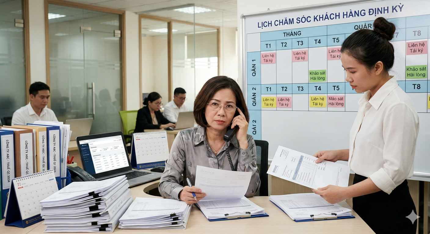 Vấn đề về doanh thu và chăm sóc dài hạn của phần mềm quản lý doanh nghiệp Luật/Kiểm toán/Thuế