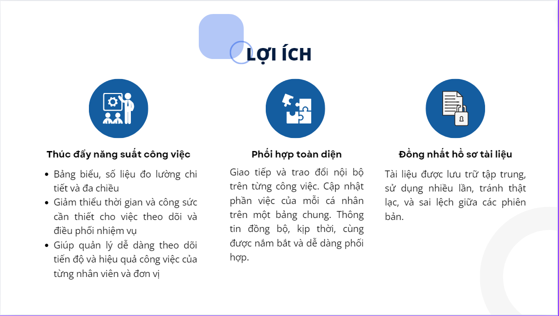 Lọi ích của phần mềm Quản lý nhiệm vụ dành cho Cơ quan nhà nước