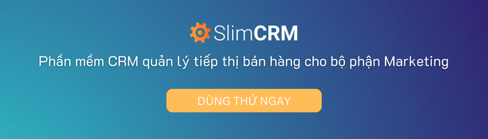 phần mềm CRM cho bộ phận Marketing